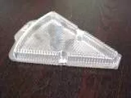 Barquette part de tarte APET transp.18X14X3cm (avec couvercle)